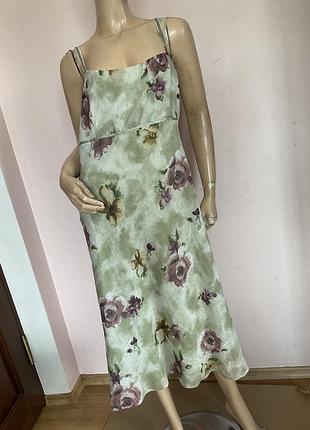 Ошатна гарна сукня в квіти/l- xl/ brend etam