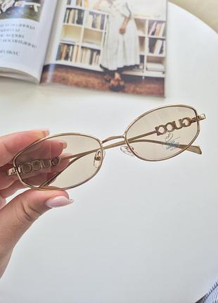 Солнцезащитные очки женские металлические хамелеоны