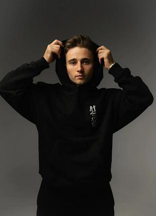 Худи eternal script hoodie black черный m