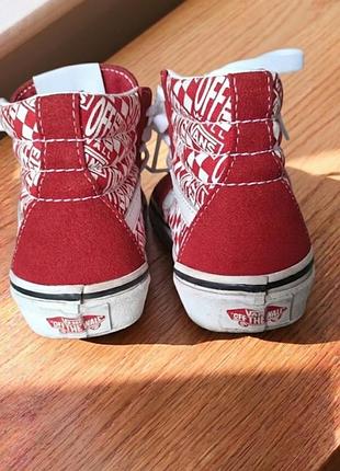 Кожаные кеды vans 2