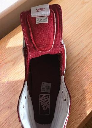 Кожаные кеды vans 3