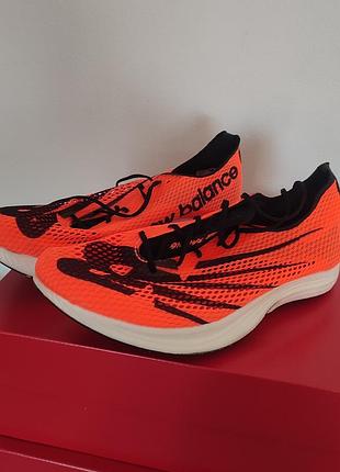 Шиповки new balance fuelcell supercomp ld-x (dragonfly), коралловые, eu 42 - новые, 2 пары
