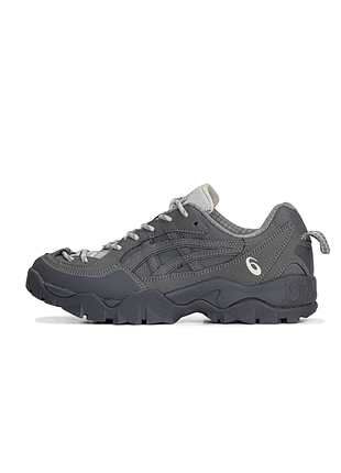 Мужские кроссовки asics gel-pickax grey white