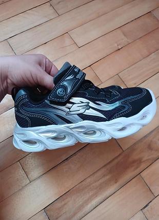 Текстильные кроссовки skechers s-lights