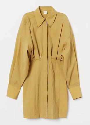 Сукня-сорочка з широкими рукавами h&m розмір m
