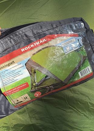 Треккинговая палатка rocktrail - легкая и компактная. одноместная треккинговая палатка rocktrail.