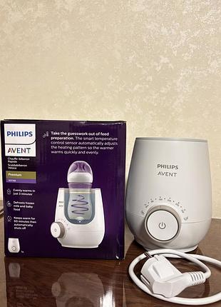 Швидкий підігрівач пляшечок philips avent scf358/00