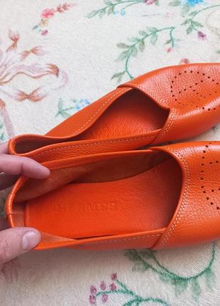 Hermes босоніжки шкіра