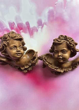 Anri vintage hand cutted итальянская голова ангелы путти