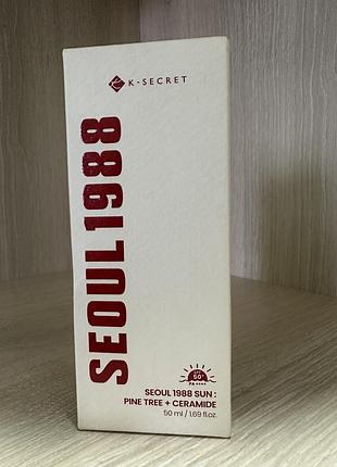 Сонцезахисний крем k-secret seoul 1988 sun: pine tree + ceramide