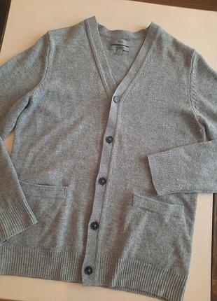 Якісний шерстяний кардиган кофта светр oversize розмір s