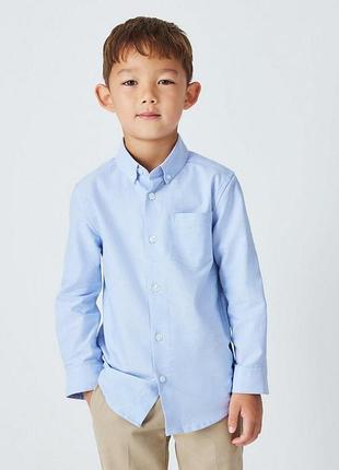 Нова оксфордська сорочка john lewis heirloom collection kids' plain oxford shirt