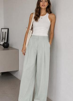 Предлагаю красивые брюки wide leg мятного цвета от in the style 💚💚