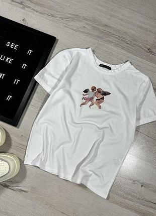 Футболка з принтом zara