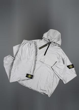 Костюм stone island (плащевка, анорак)