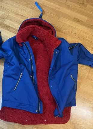 Куртка зимова diesel, синього кольору, розмір xl