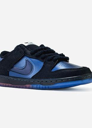 Nike sb dunk low pro x bluetile pitch blue/black