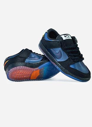 Nike sb dunk low pro x bluetile pitch blue/black