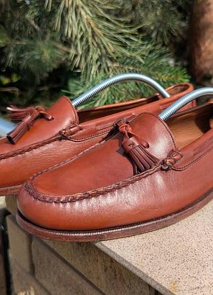 Чоловічі коричневі лофери туфлі allen edmonds usa