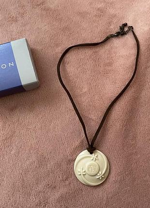 Нове вінтажне намисто з керамічним кулоном avon haiku awakenings