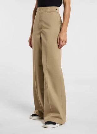 Штани dickies бежеві, широкі, розмір 26, оригінал