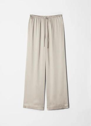 Атласні штани h&m