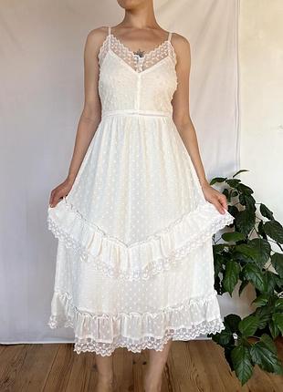 River island  сукня міді boho з мереживом т3