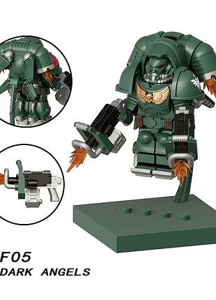 Фигурка warhammer космодесант на подставке f05 темный ангел