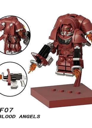Фигурка warhammer космодесант на подставке f07