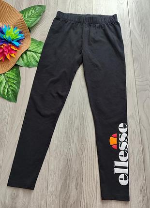 Лосины для девочки ellesse черные размер 10-11 рлков