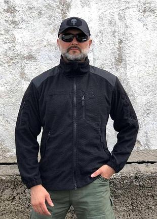 Кофта tactical 4.5.0 флісова соти кубік чорна