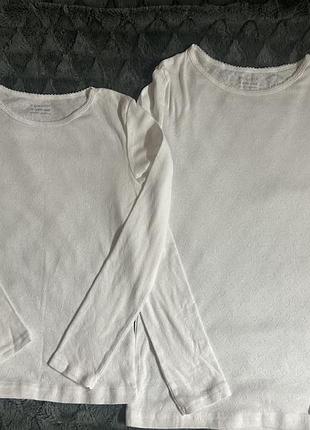 Білий легкий дихаючий реглан лонгслів primark