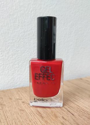 Лак bellaoggi gel effect keratin nail polish 10 ml