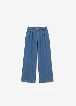 Жіночі джинси f&f, модель wide leg, розмір m, стан ідеальний