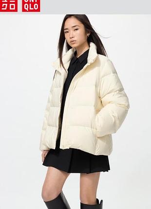 Пуховая куртка powder soft uniqlo