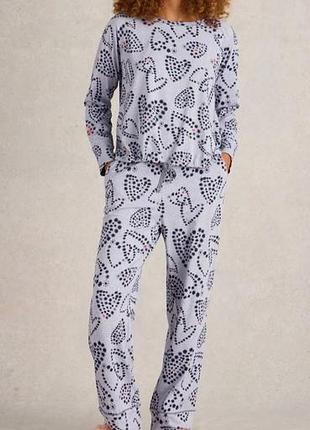 Серые домашние штаны white stuff s/m