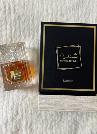 Духи khamrah lattafa perfumes для женщин и мужчин 100 мл латафа парфюм хамра духи унисекс подарок унисекс latafa