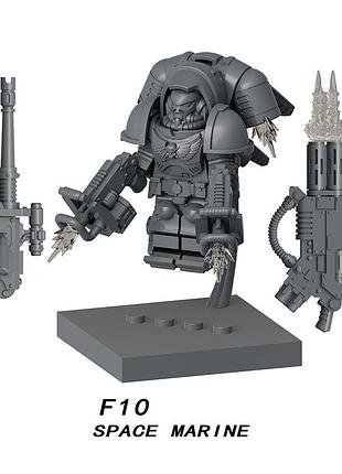 Фигурка warhammer космодесант на подставке f10