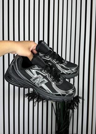 Кросівки чоловічі new balance 740 black/silver metallic