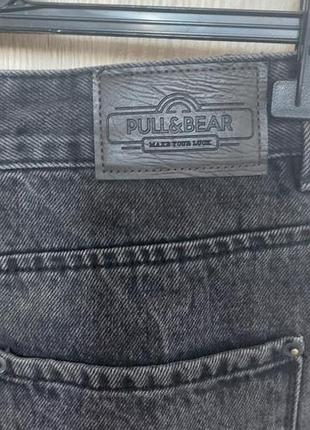 Чорна  джинсова міні-спідниця (pull&bear) 3