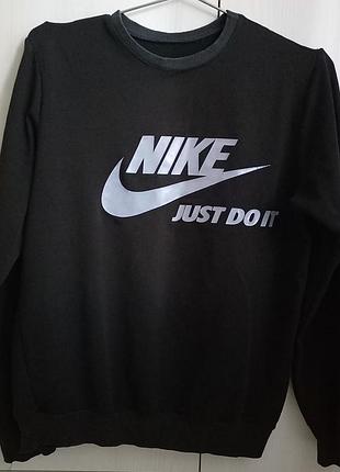 Світшот, унісекс, бренду *nike *,темно сірий  розміру  m, l.