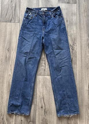 Abercrombie&fitch джинси джинсы прямые женские синие м жіночі прямі сині джинси