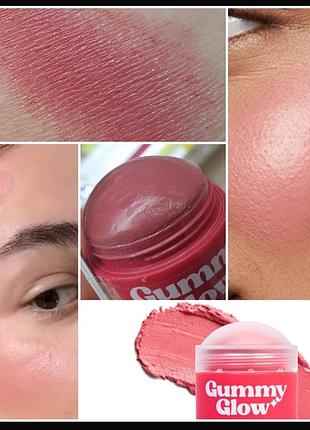 Lamek gummy glow blush stick рум'яна для обличчя