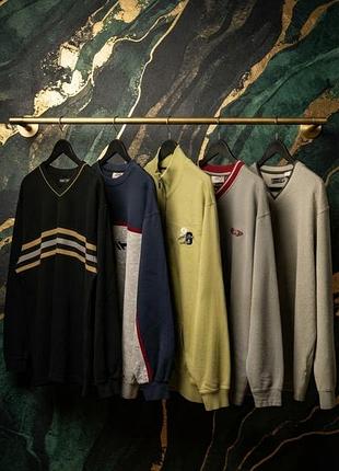 🧥 чоловічі джемпери та світшоти l–xxl+ (sisley, gola, armando та ін.) | лотом чи штучно