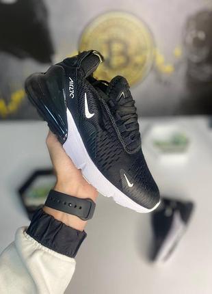 Стильные женские кроссовки nike air max 270 black/white