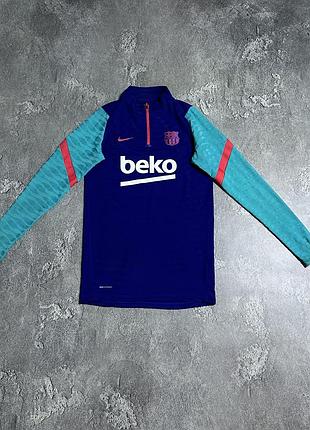 Спортивна кофта лонгслів nike vaporknit fc barcelona s розмір оригінал барселона