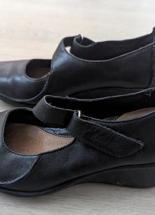 Кожаные туфли clark 36-37