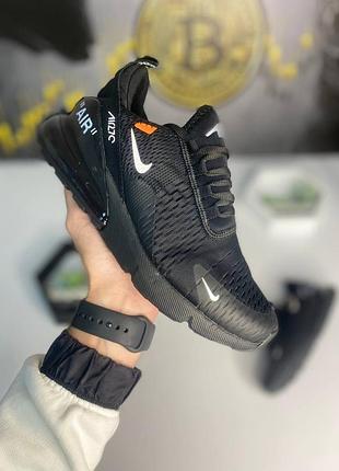Стильні жіночі кросівки nike air max 270 black