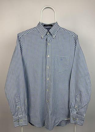 Сорочка у клітину з довгим рукавом gant