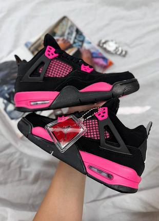 Nike jordan 4 black pink